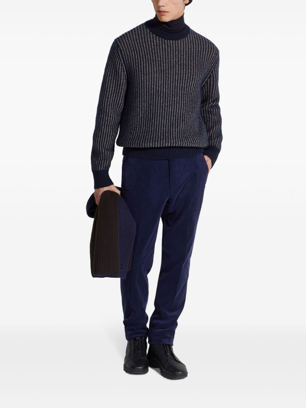 two-tone jumper - 2