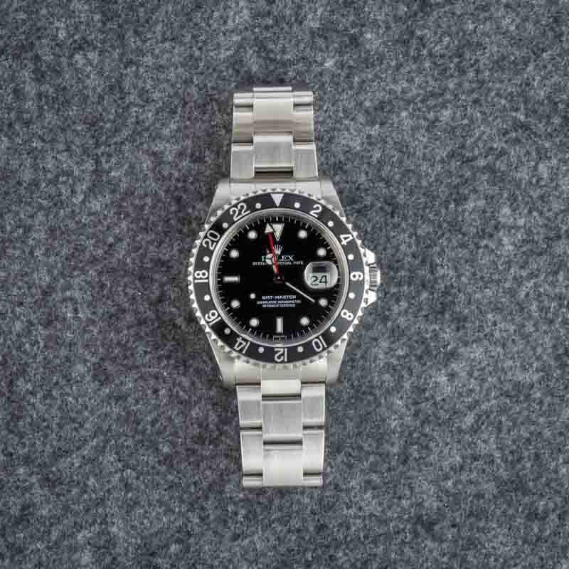 Pre-owned Rolex GMT-Master ref 16700 Black Dial - 6