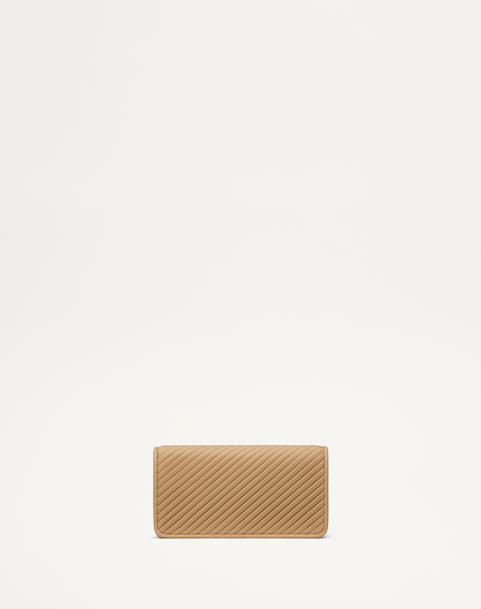 VLOGO SIGNATURE CALFSKIN WALLET WITH CHAIN - 4