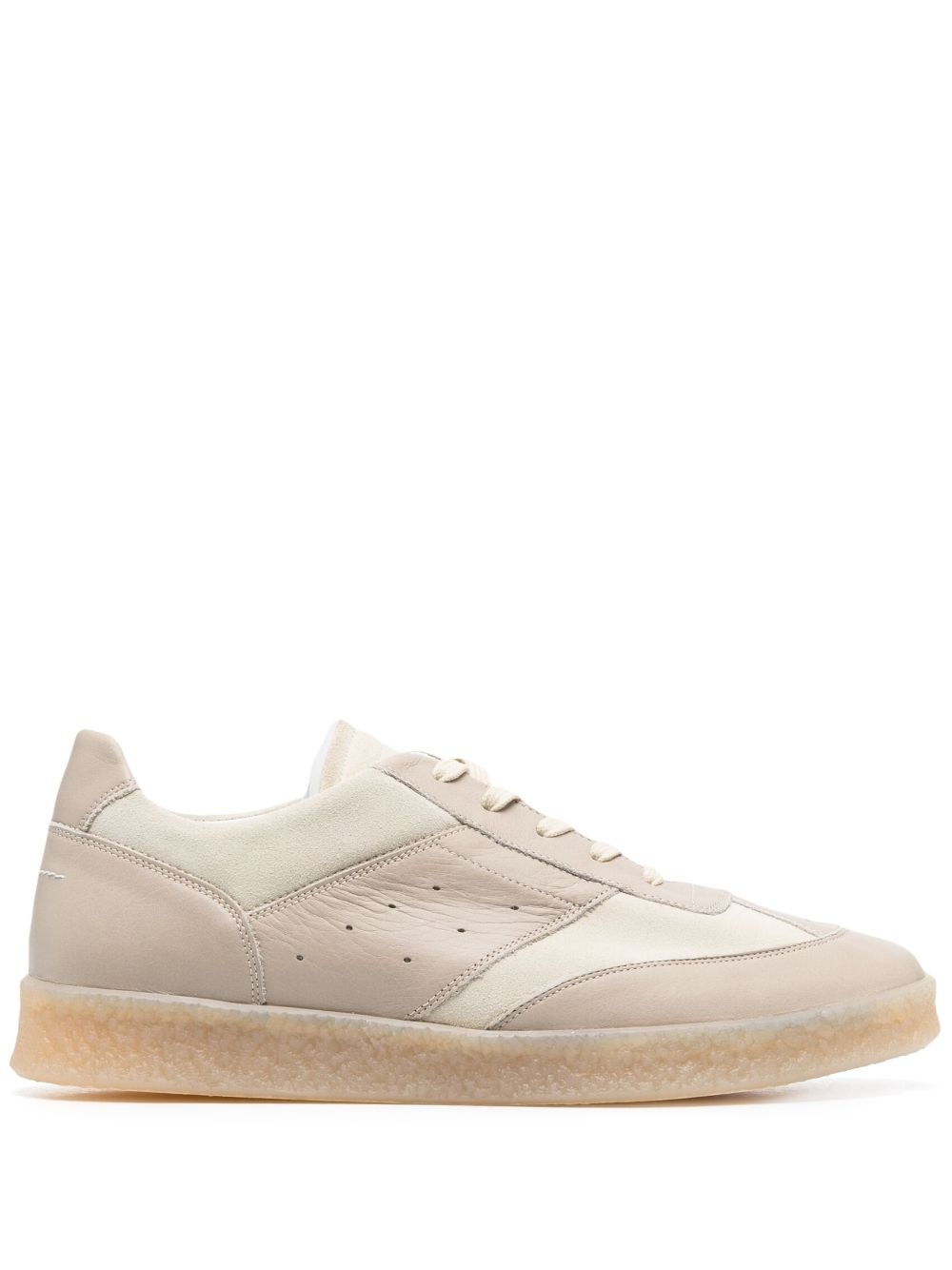 6 Court panelled leather sneakers - 1