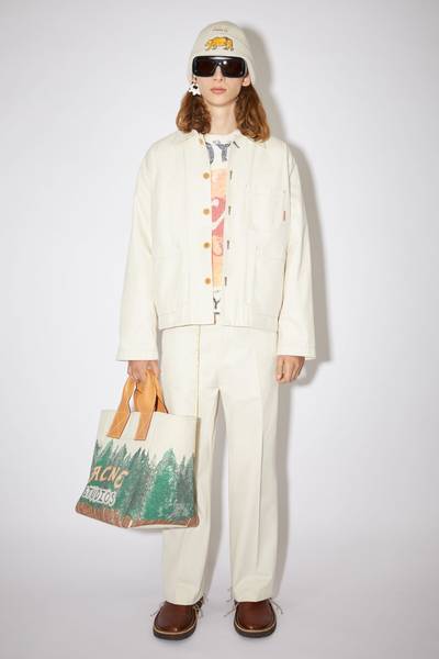 Acne Studios Heavy twill jacket - Ecru beige outlook