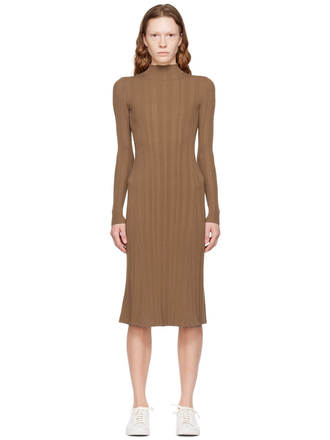 Brown Sharima Midi Dress - 1