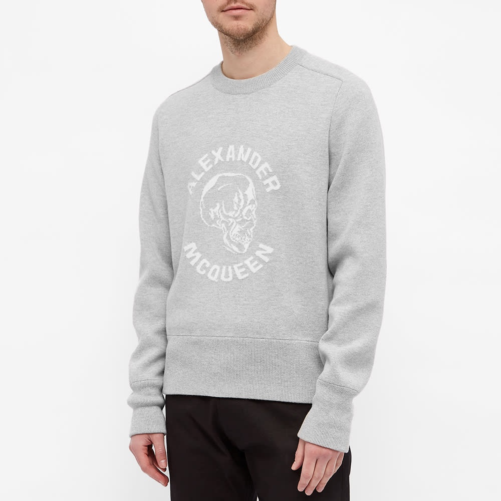 Alexander McQueen Skull Logo Crew Knit - 3