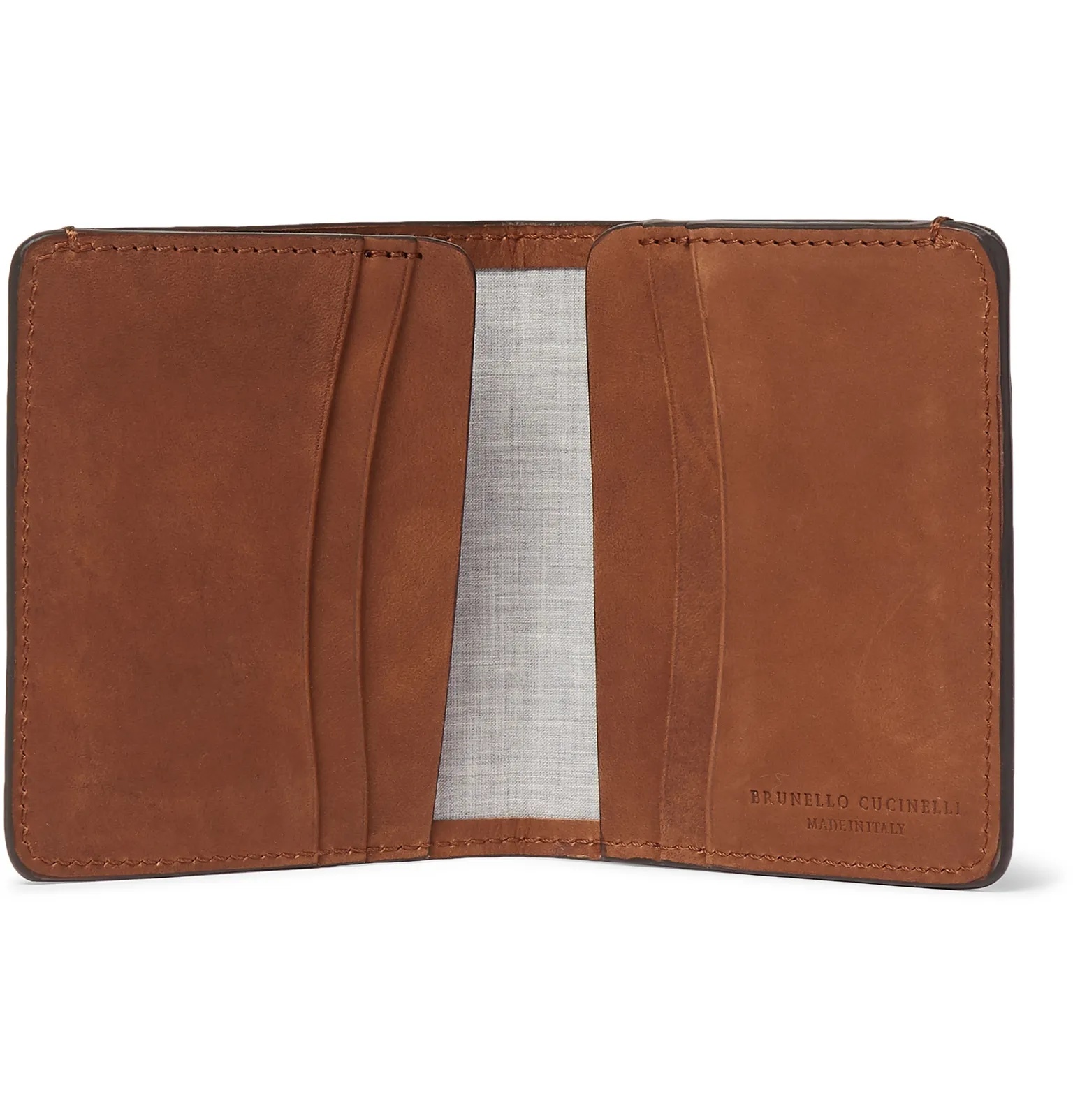 Nubuck Bifold Cardholder - 2