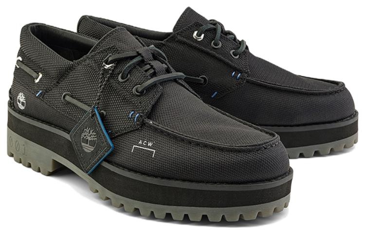 (WMNS) Timberland x A-COLD-WALL 3 Eye Lug Boat Shoe 'Black' A66XFW - 3