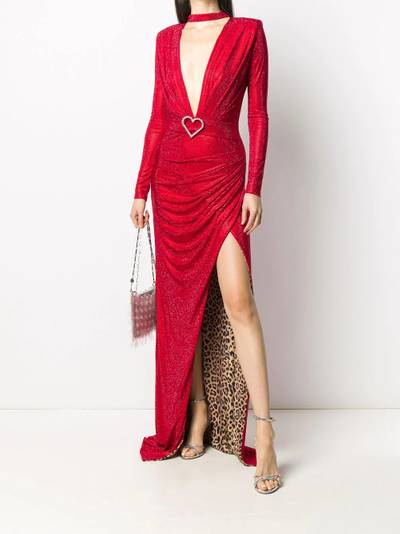 PHILIPP PLEIN plunging neckline dress outlook