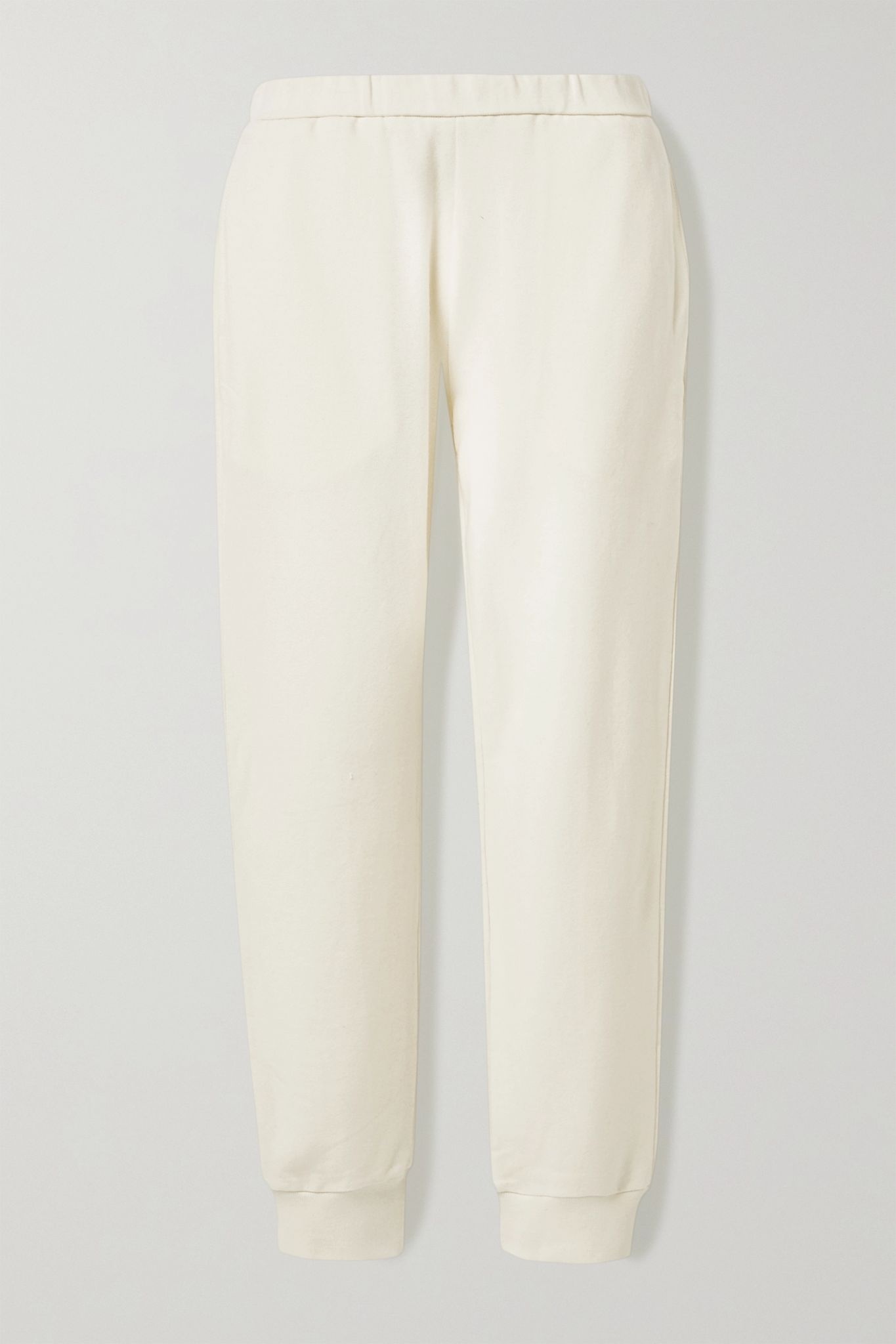 Azila cotton and cashmere-blend track pants - 1