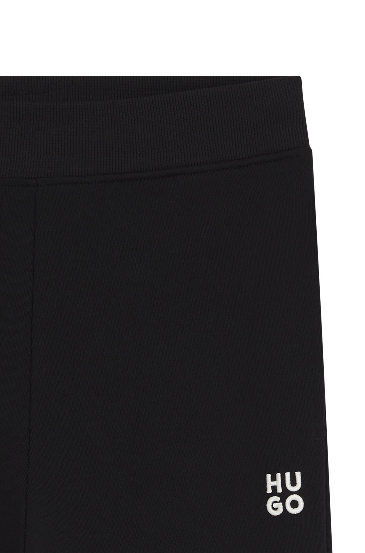 COTTON-TERRY TRACKSUIT BOTTOMS WITH STACKED LOGO - 6