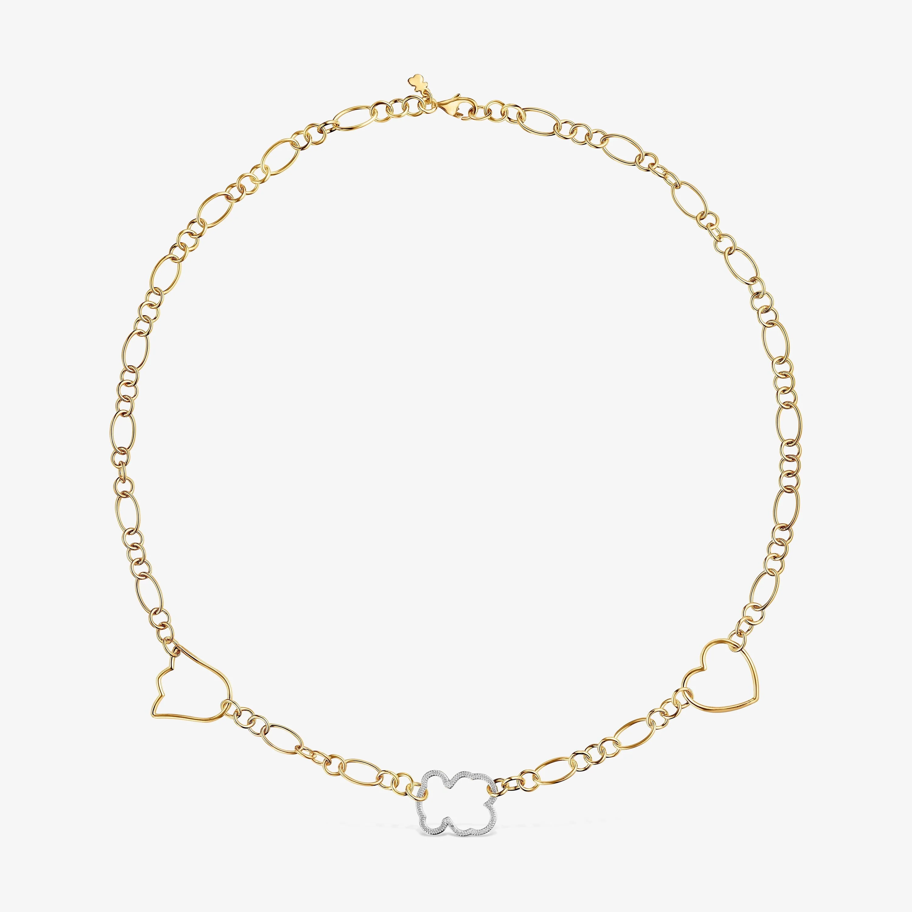 New Silueta two-tone Choker with motifs - 1