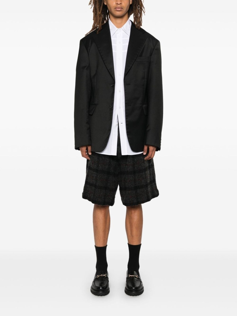Comme des Garçons Homme Plus plaid-pattern shorts outlook