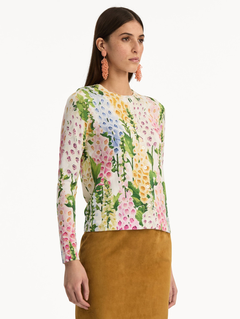 FOXGLOVE PRINTED CARDIGAN 5