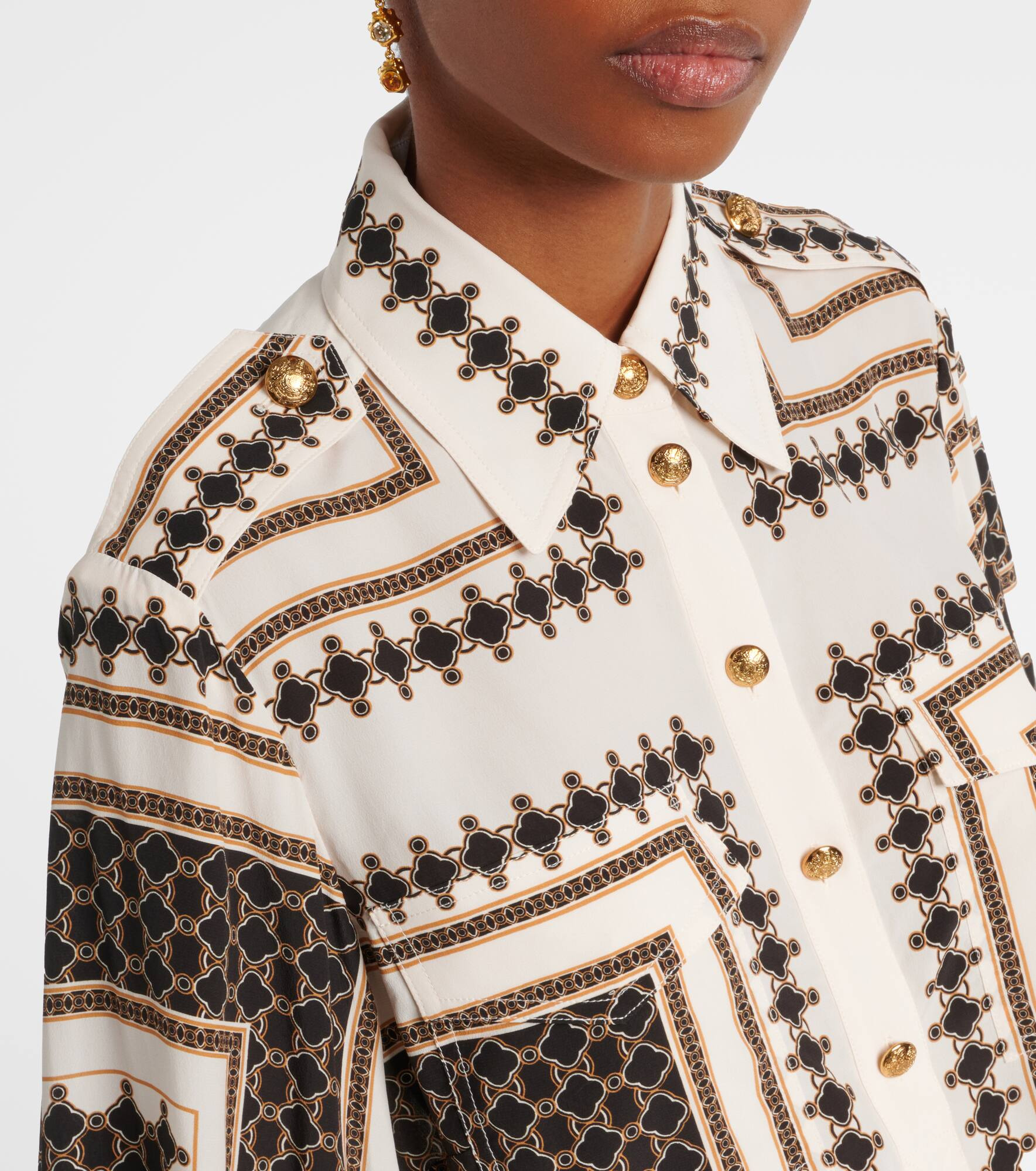 Printed blouse - 4