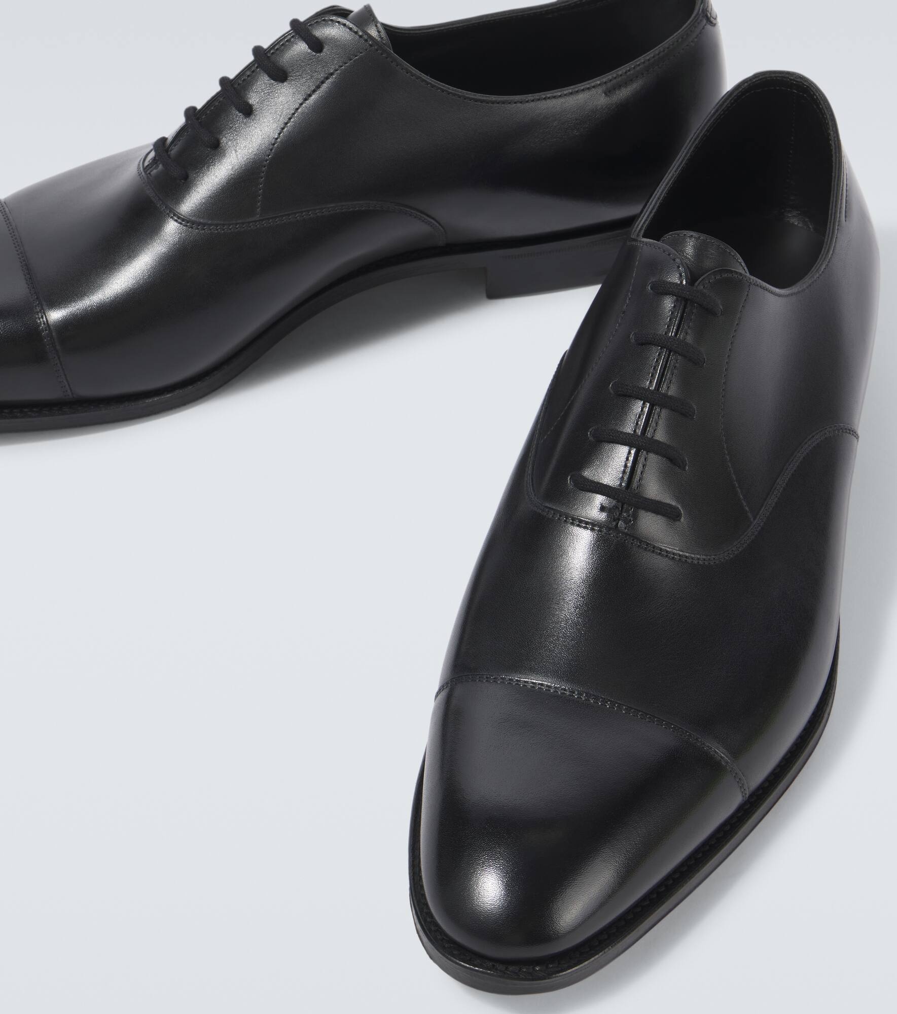 City leather Derby shoes - 3
