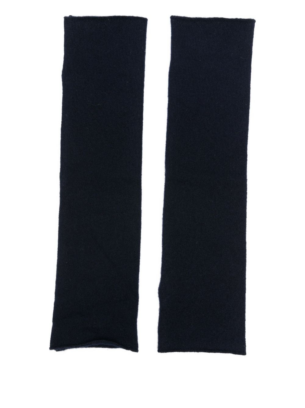 ribbed cashmere arm warmers - 1