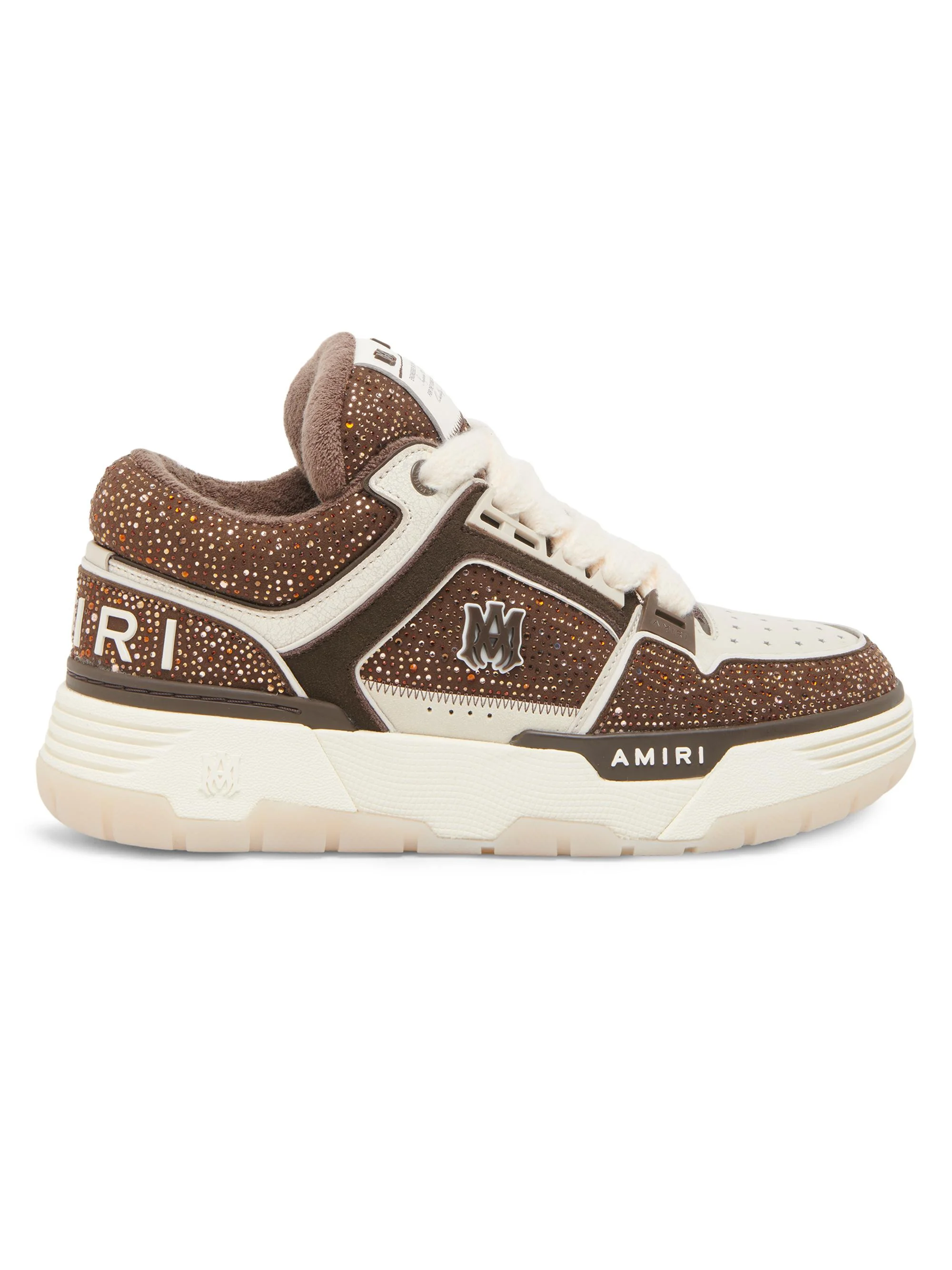 Men's Crystal MA Low-Top Sneakers - Dark Brown - 1