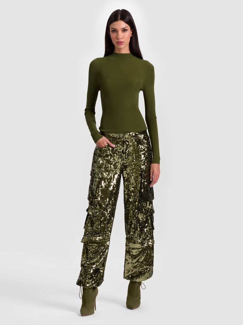OLYMPIA SEQUIN CARGO PANT 1
