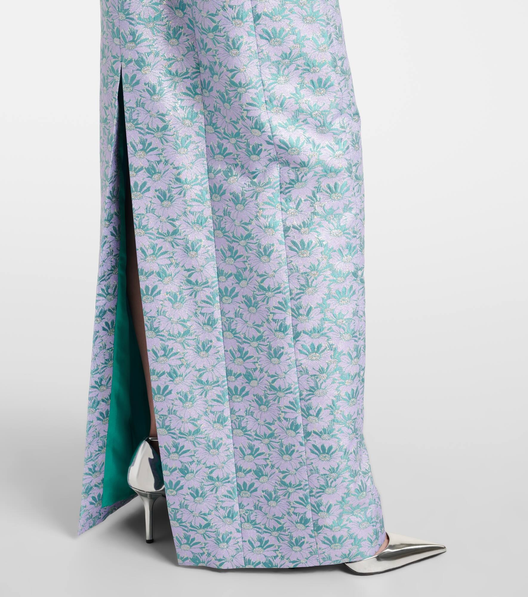 Rowan floral brocade gown - 5