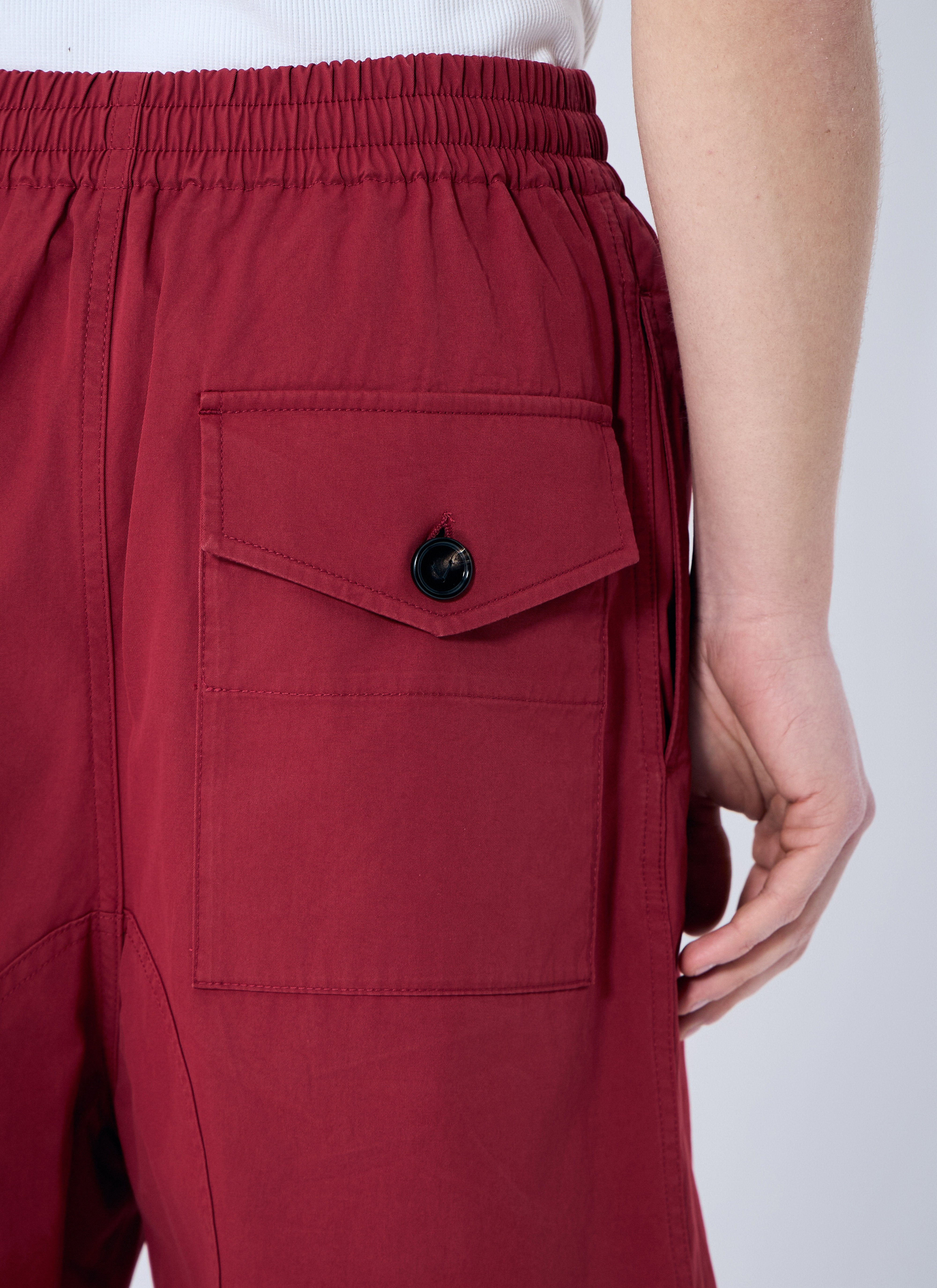 Bottega Veneta Men Light Cotton Twill Shorts - 6