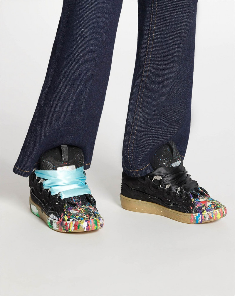 Lanvin GALLERY DEPT. X LANVIN LEATHER CURB SNEAKERS - FM-SKRK11
