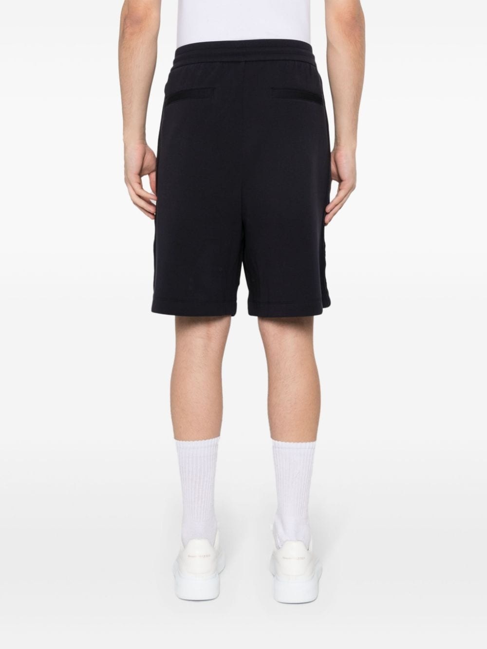 logo-band track shorts - 4