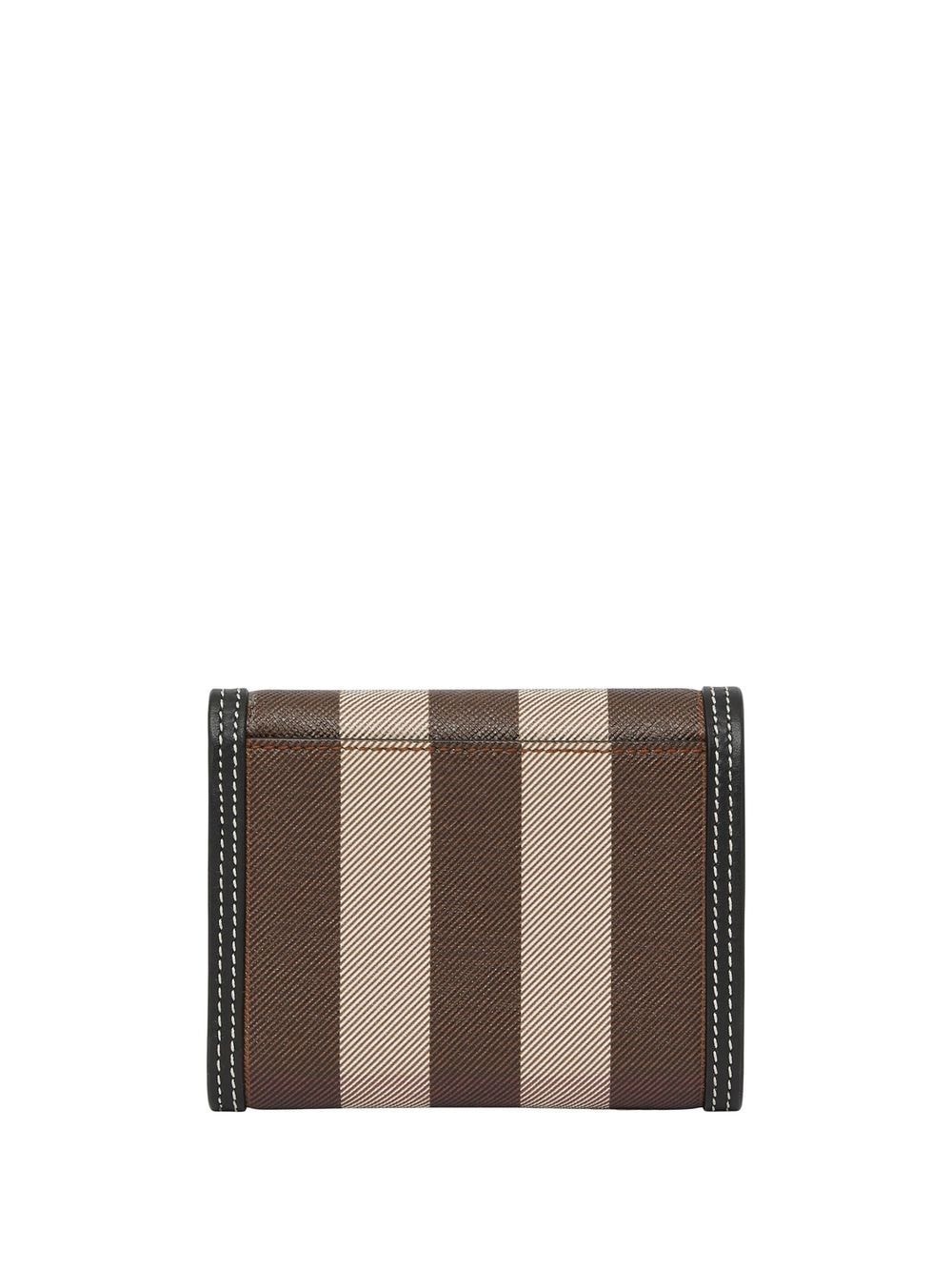 checked small folding wallet - 2