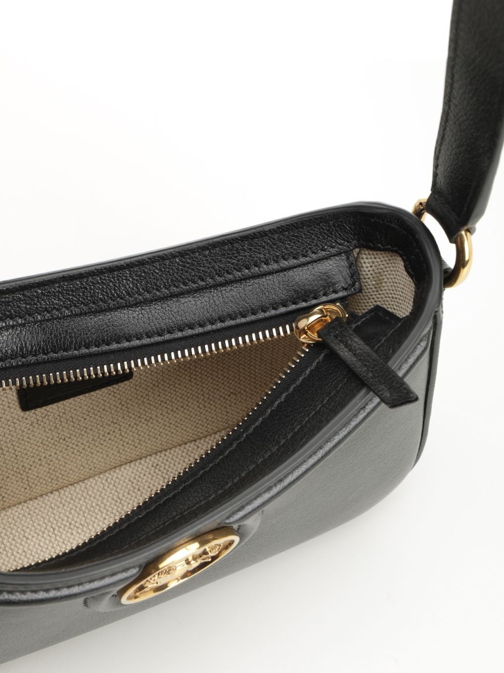 P989 - Horse Medal Shoulder Bags Black - 4