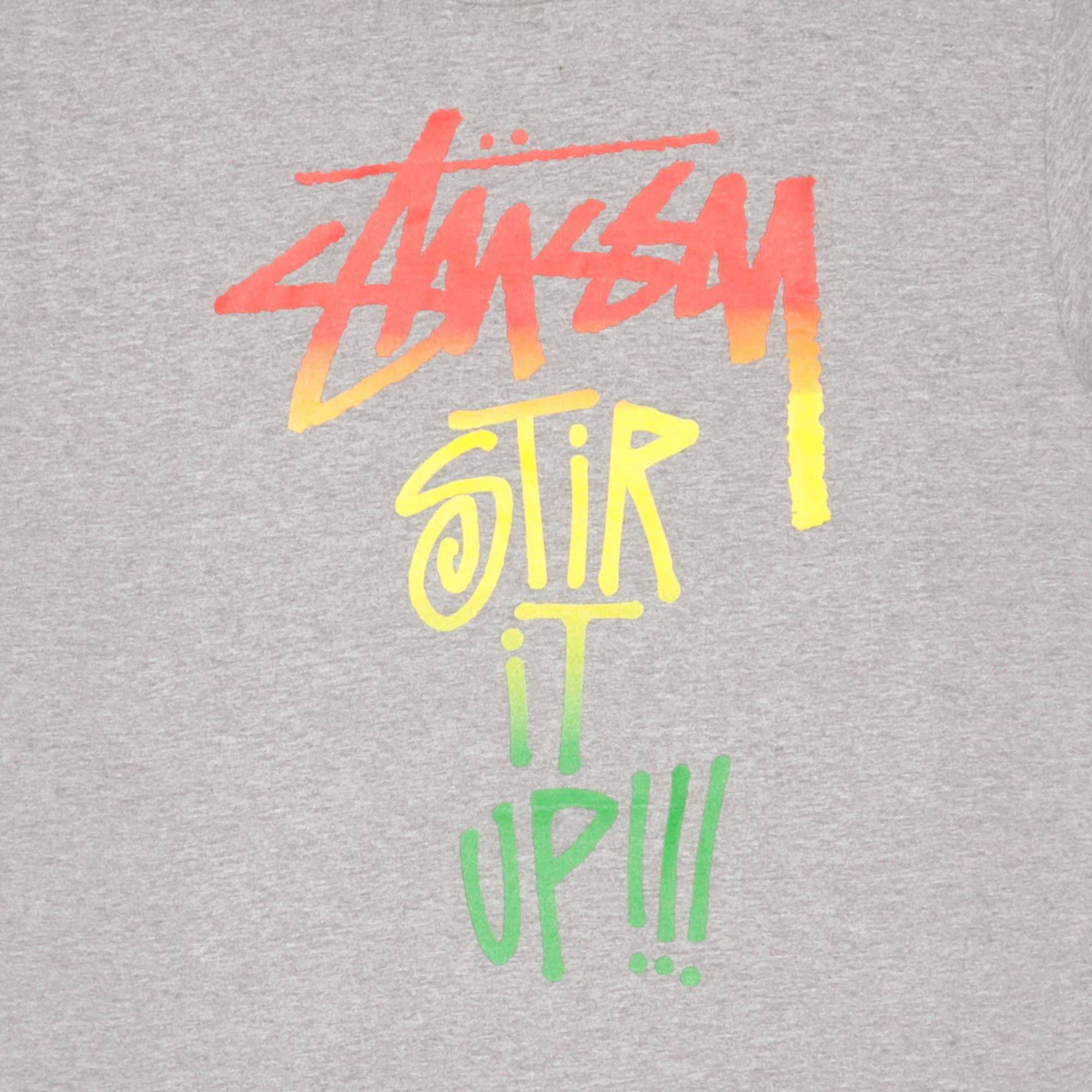 Stussy Stir It Up! Tee 'Grey Heather' - 3