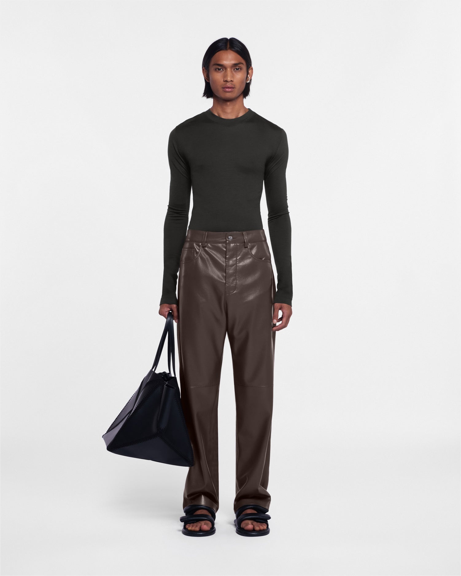 Okobor™ Alt-Leather Relaxed Pants - 2