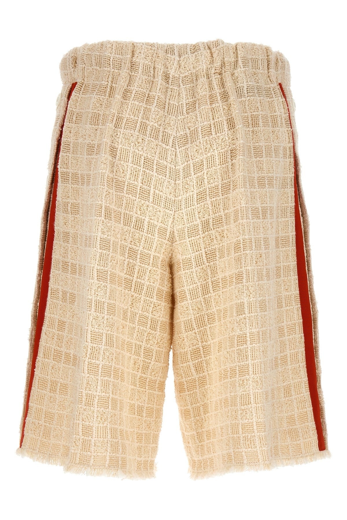 ショートパンツ GUCCI Contrast band tweed bermuda shorts GUCCI Gucci Women Contrast Band Tweed Bermuda Shorts
