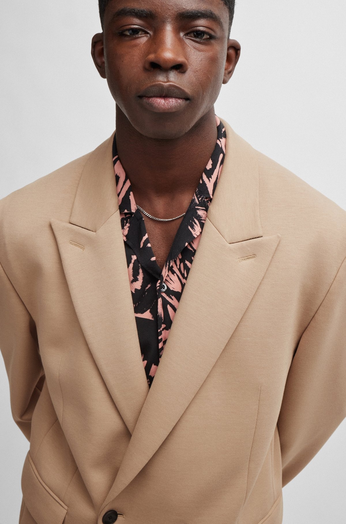 MODERN-FIT JACKET IN PERFORMANCE-STRETCH JERSEY - 5