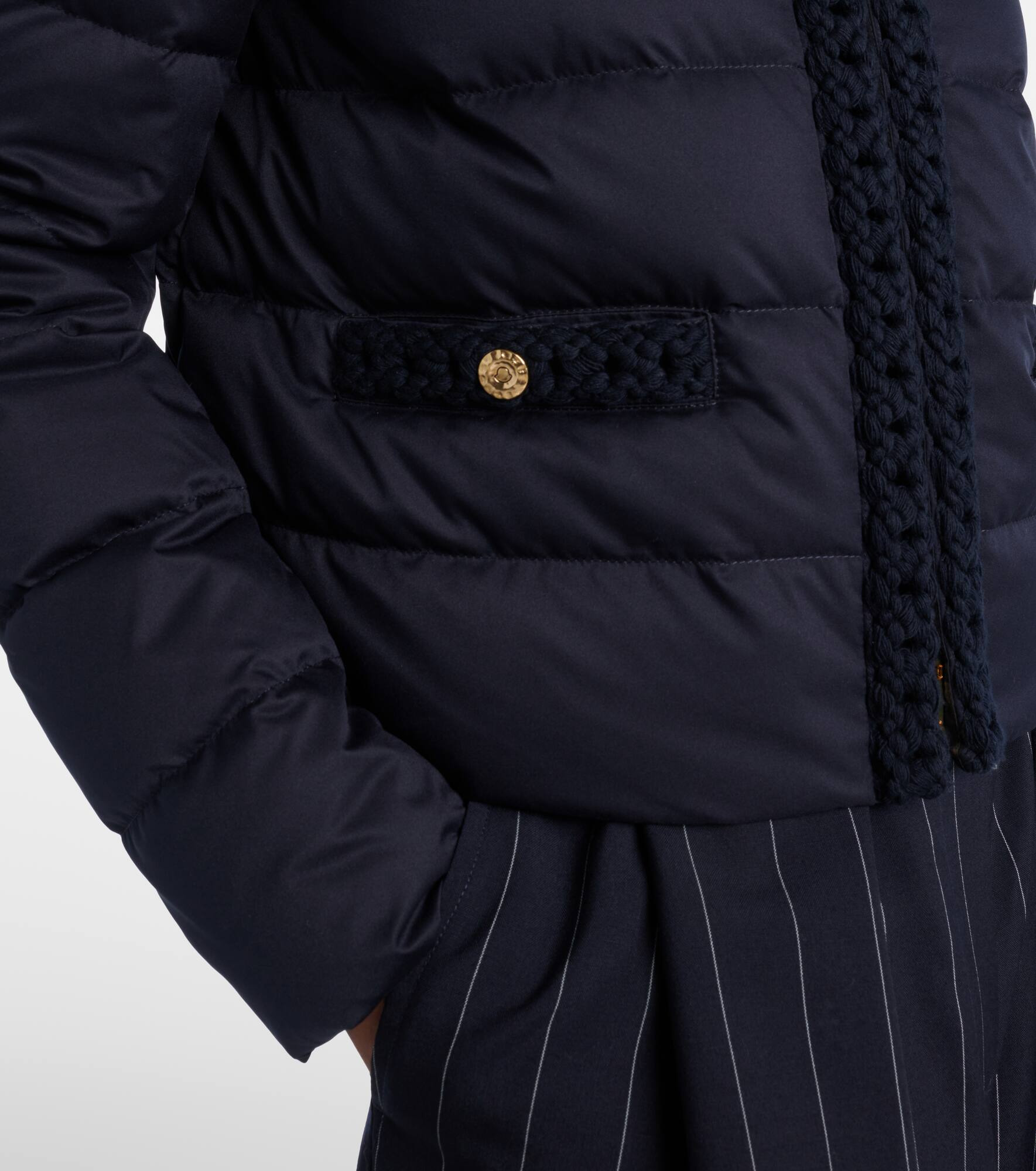 Quilted down jacket - 5
