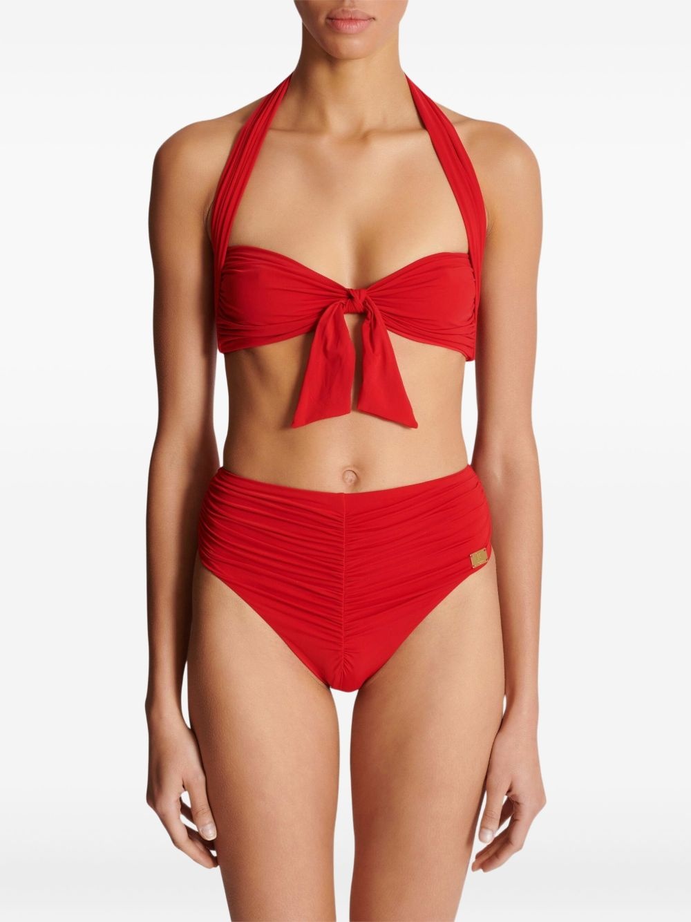 tie-detail bikini - 5