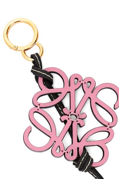 Loewe Anagram charm in calfskin outlook