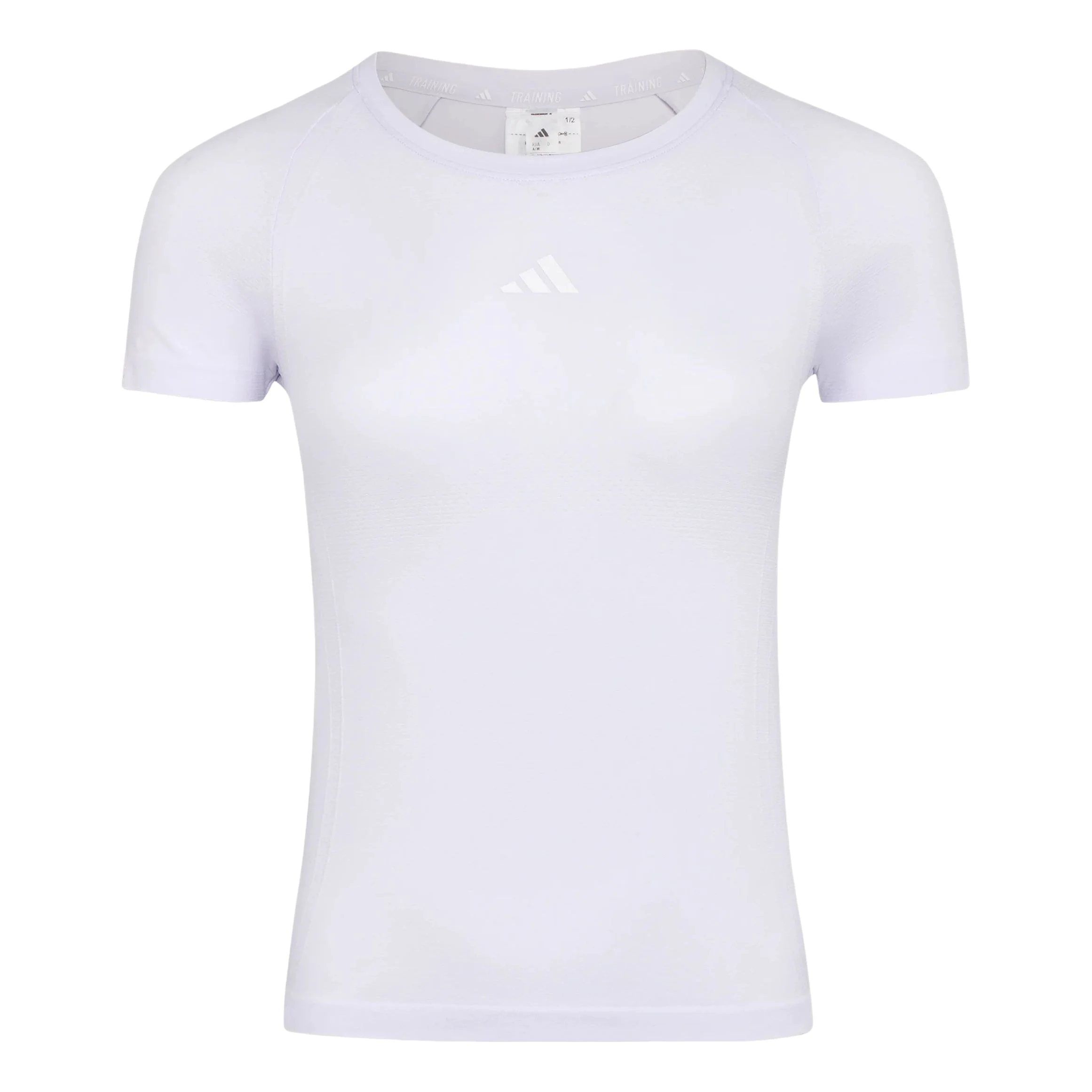 (WMNS) adidas Workout Essentials Crew Neck T-Shirt 'Frozen Purple' LF5030 - 1