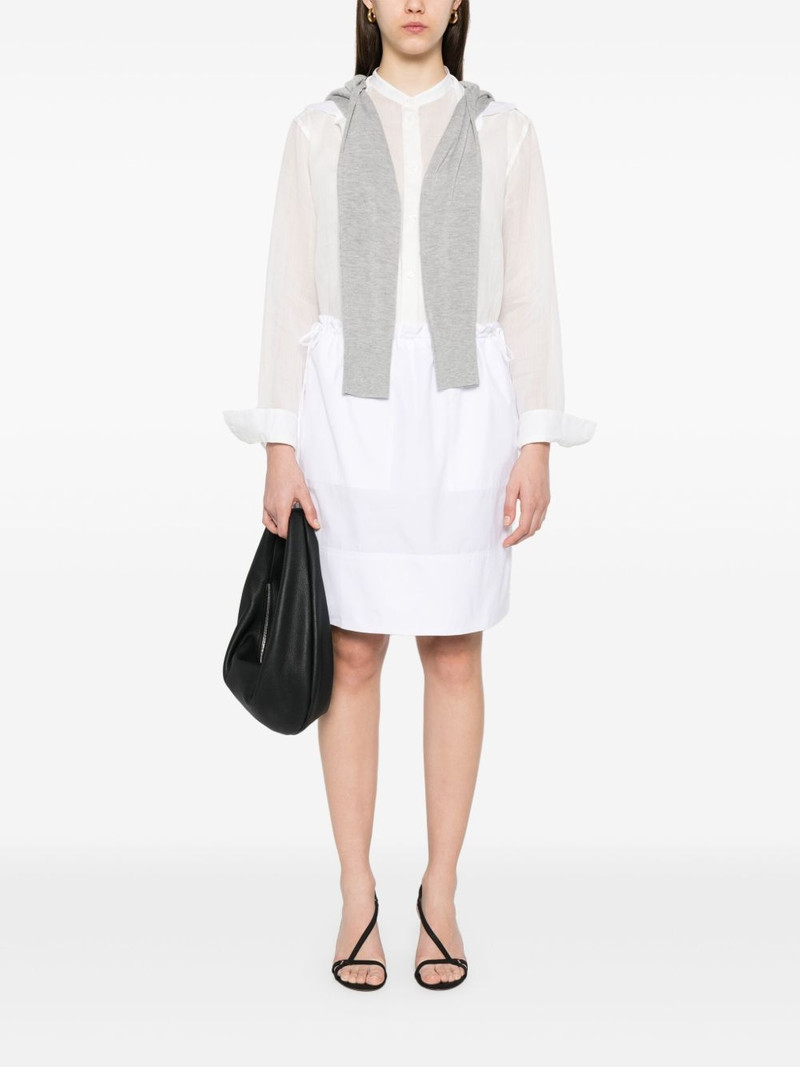 Totême drawstring-waist skirt outlook