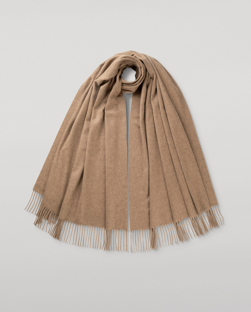 Light Brown Cashmere Stole 1