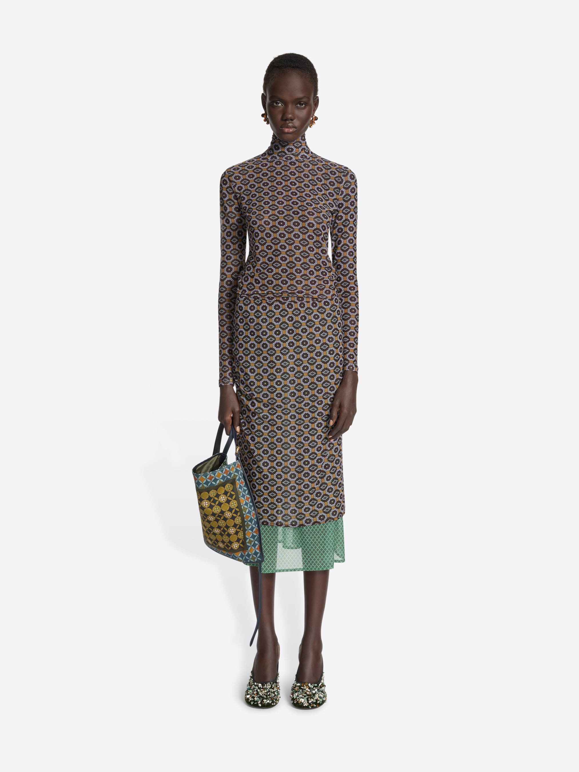 DOUBLE LAYERED SKIRT - 2