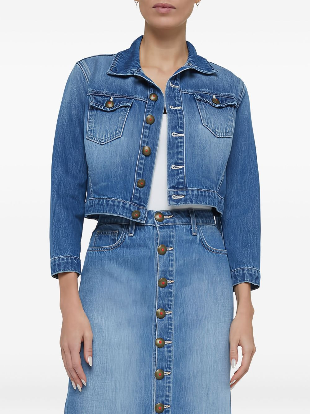 Koda button-fastening denim jacket - 2