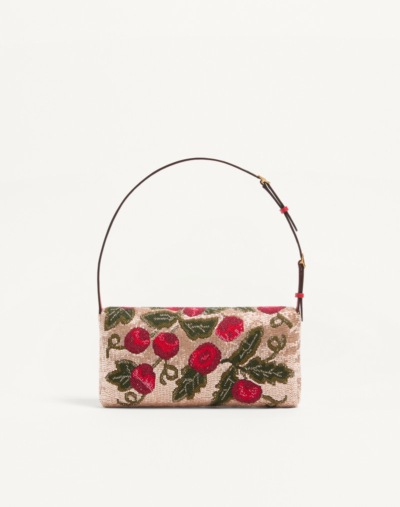 VALENTINO GARAVANI DEVAIN EMBROIDERED SMALL SHOULDER BAG 5