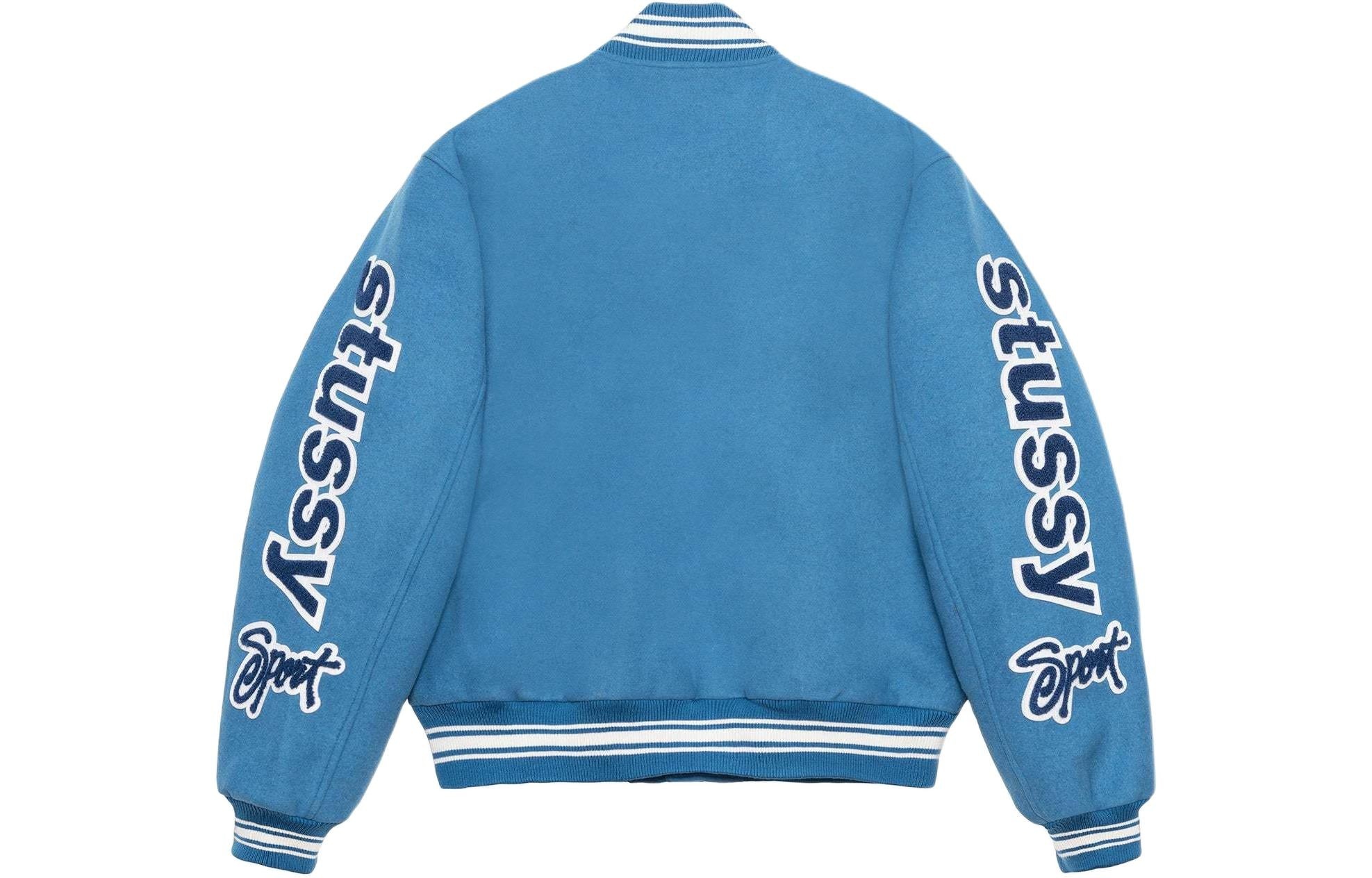 Stussy SS24 VARSITY Jacket 'Blue' 115748 - 2