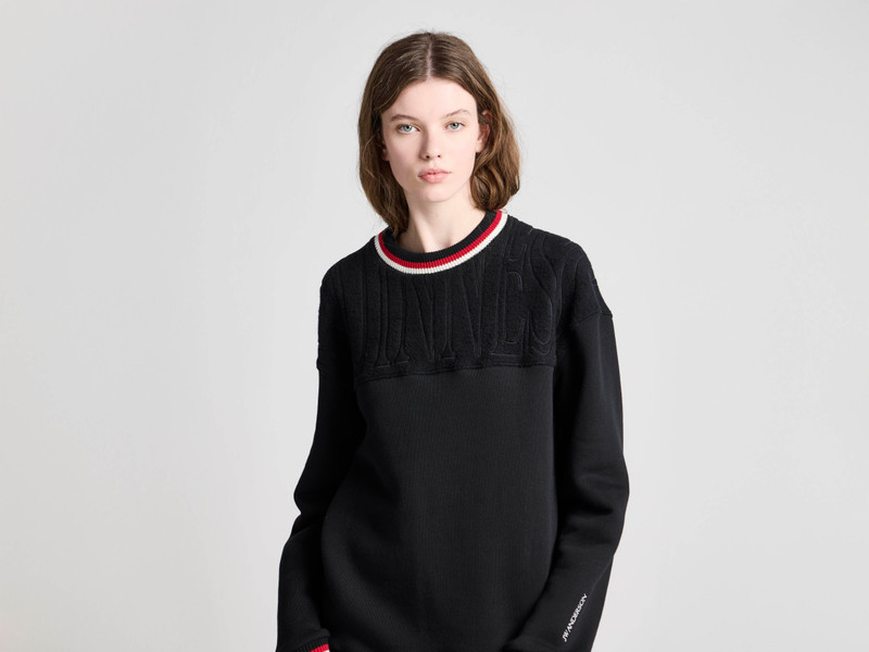 JW Anderson Unisex JW ANDERSON X GUINNESS CREWNECK SWEATSHIRT IN BLACK outlook