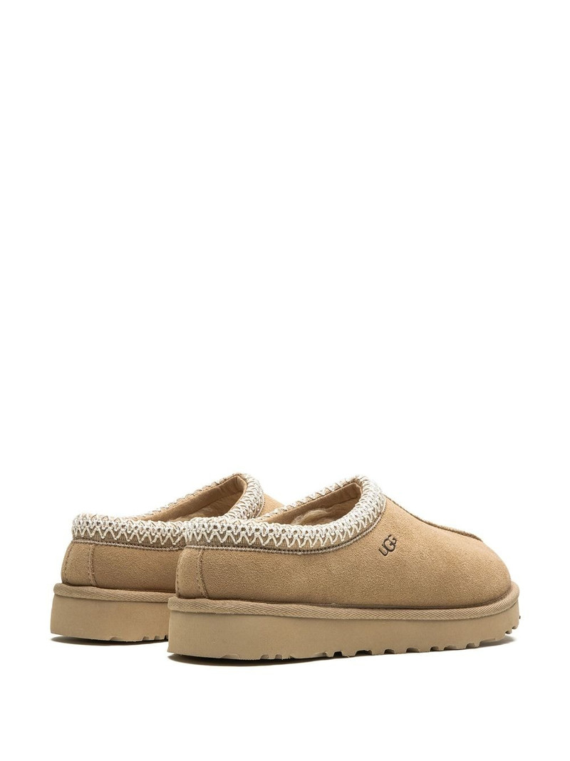 "W Tasmen Beige" suede slippers 3