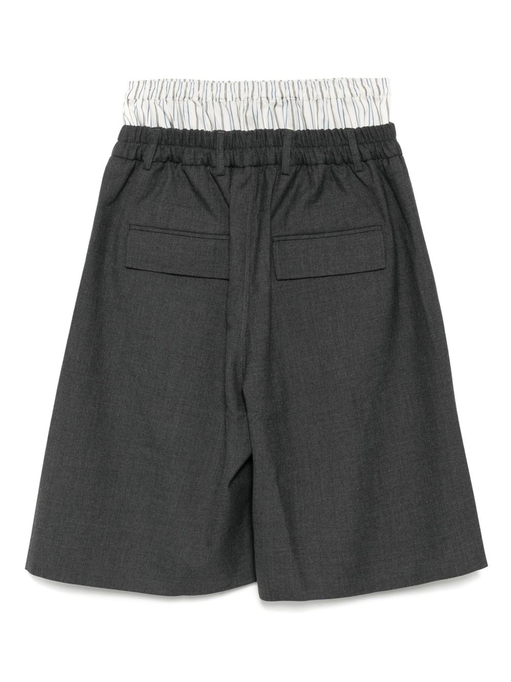 regenerated tailored shorts - 2