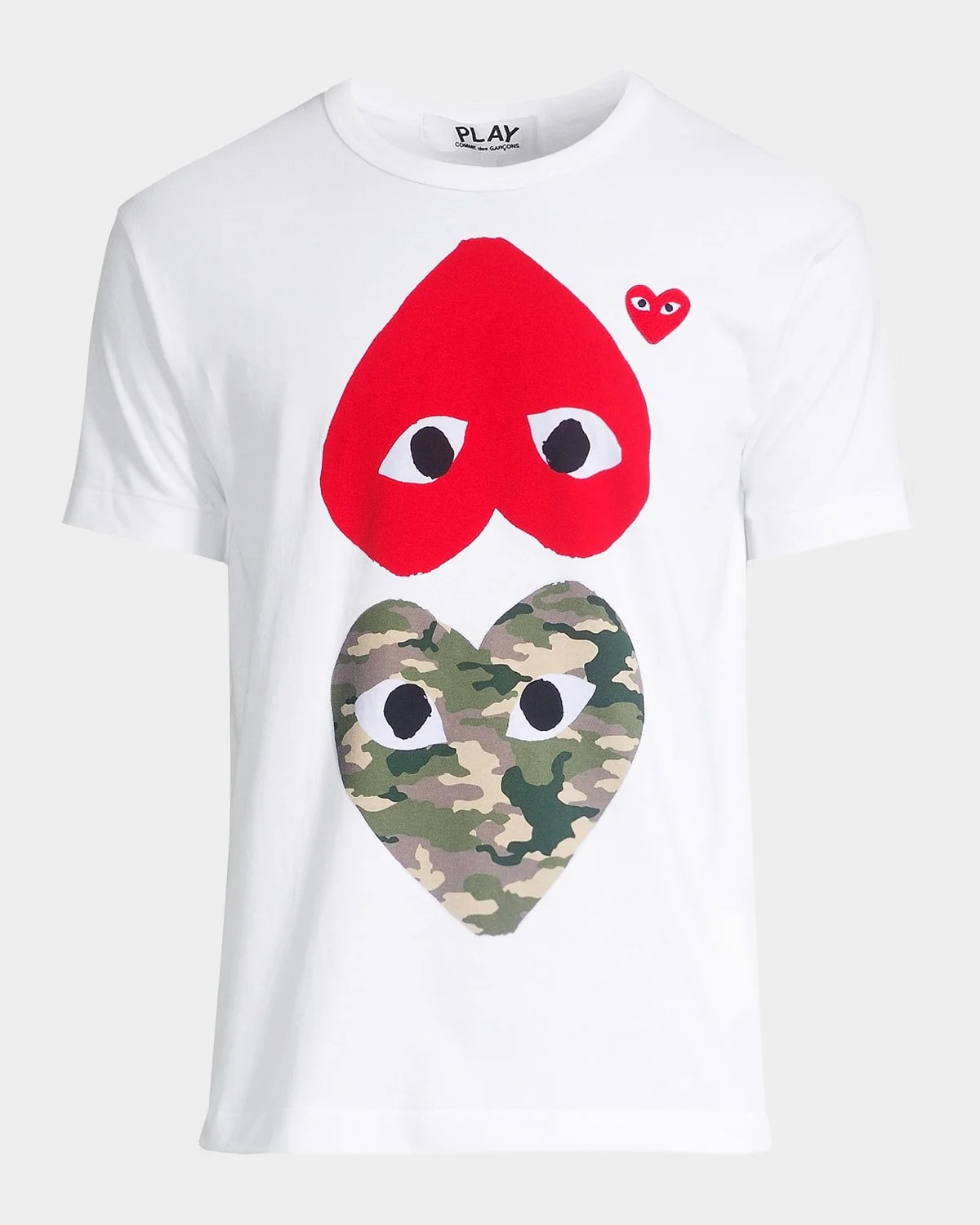 Two Heart Camo Cotton Tee - 1