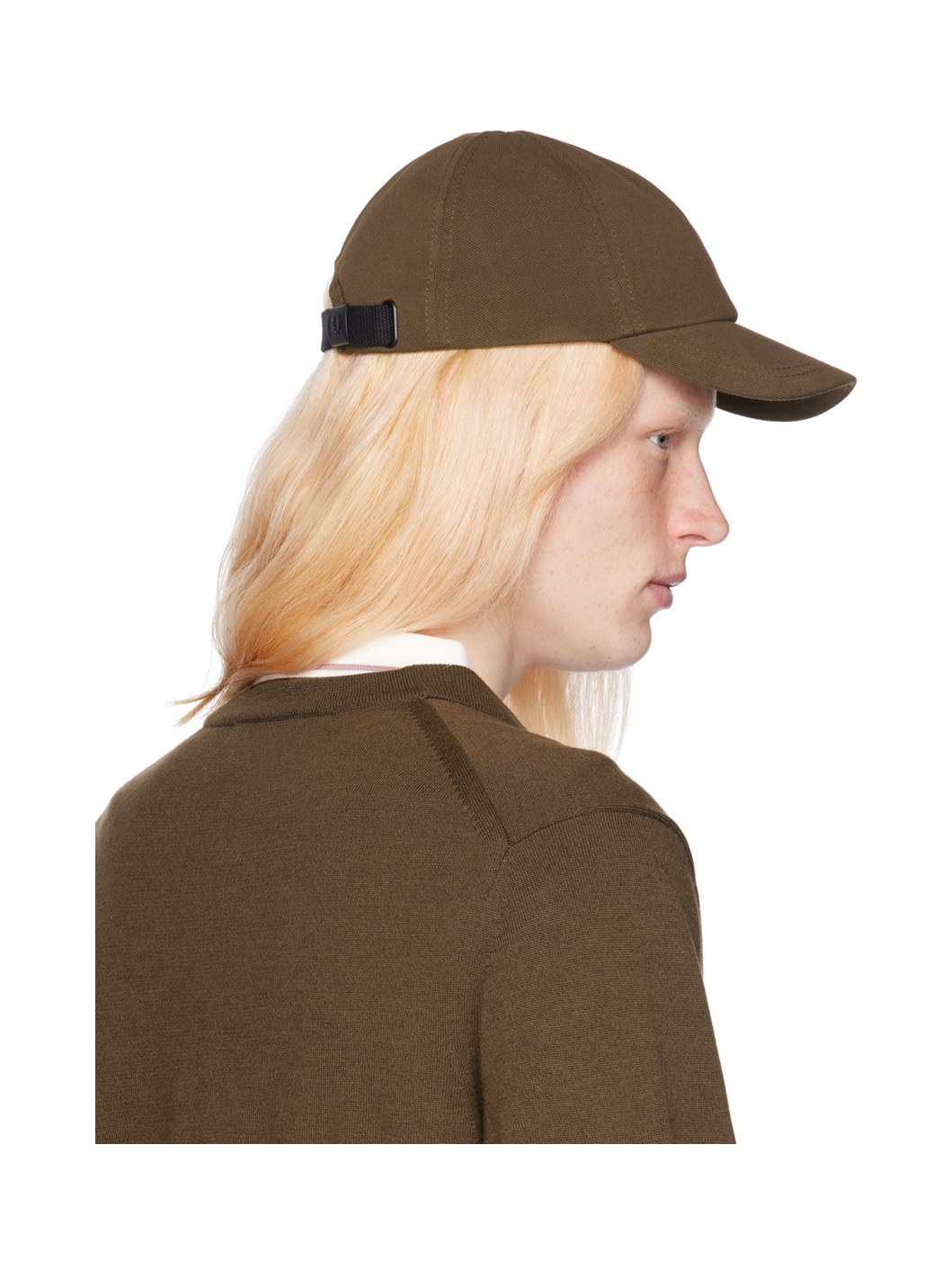 Brown Classic Piqué Cap - 3