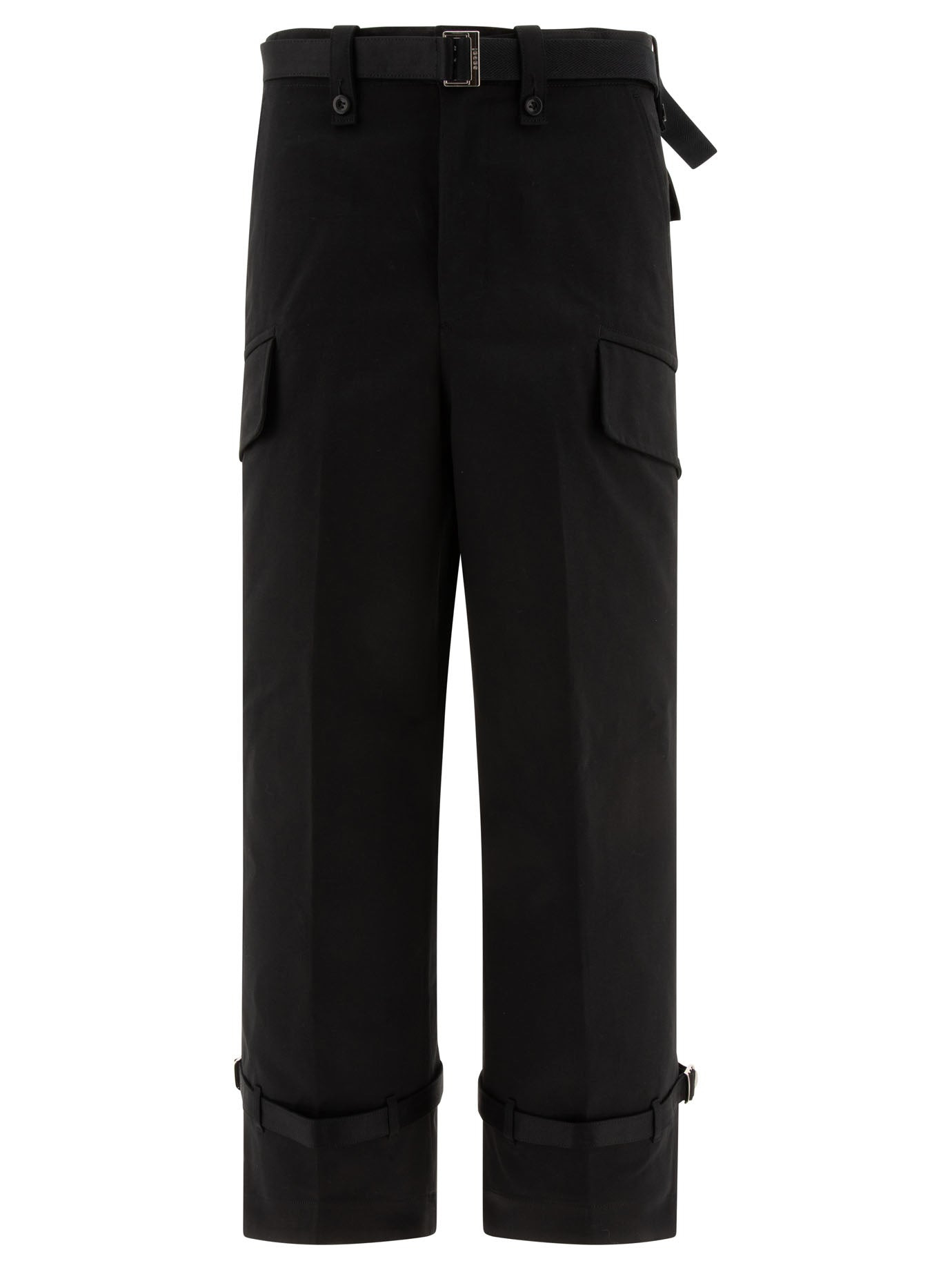 Sacai Belted Trousers - 1