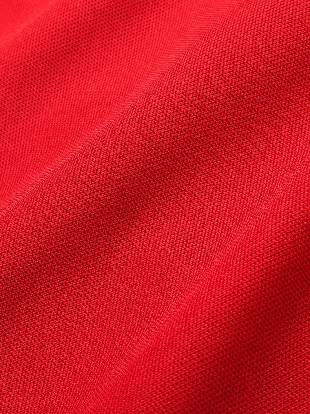 stripe-detail zip-up track jacket - 4