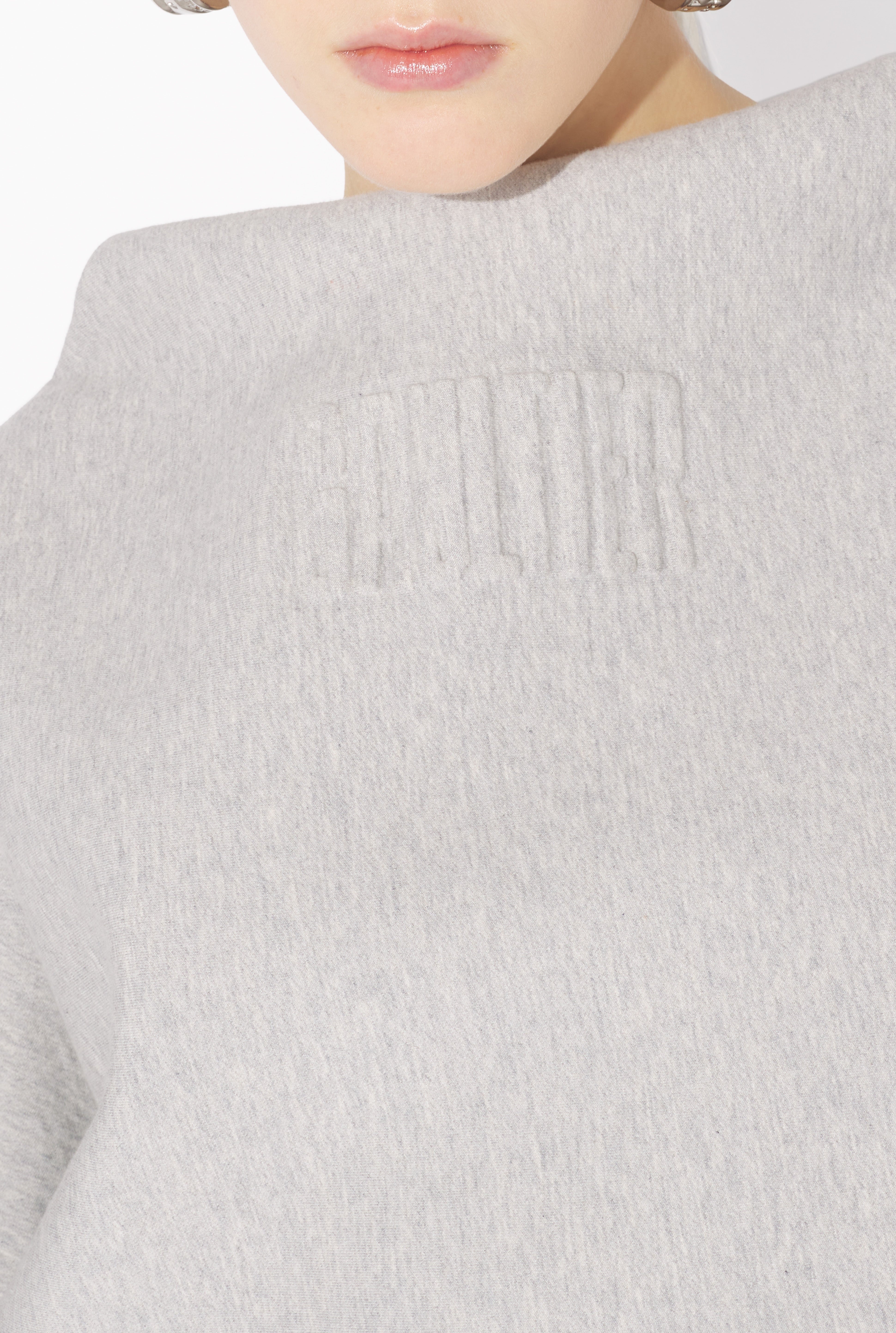THE EMBOSSED GAULTIER HOODED SWEATSHIRT - 4