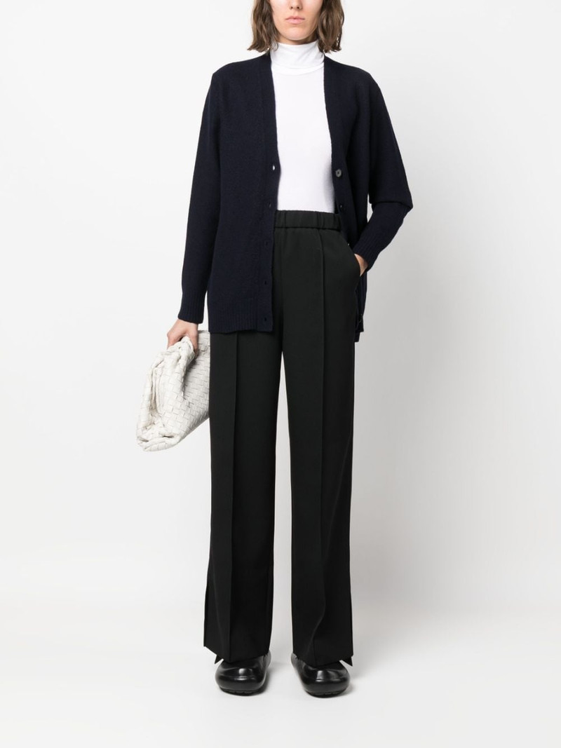 Jil Sander pressed-crease wool straight trousers outlook