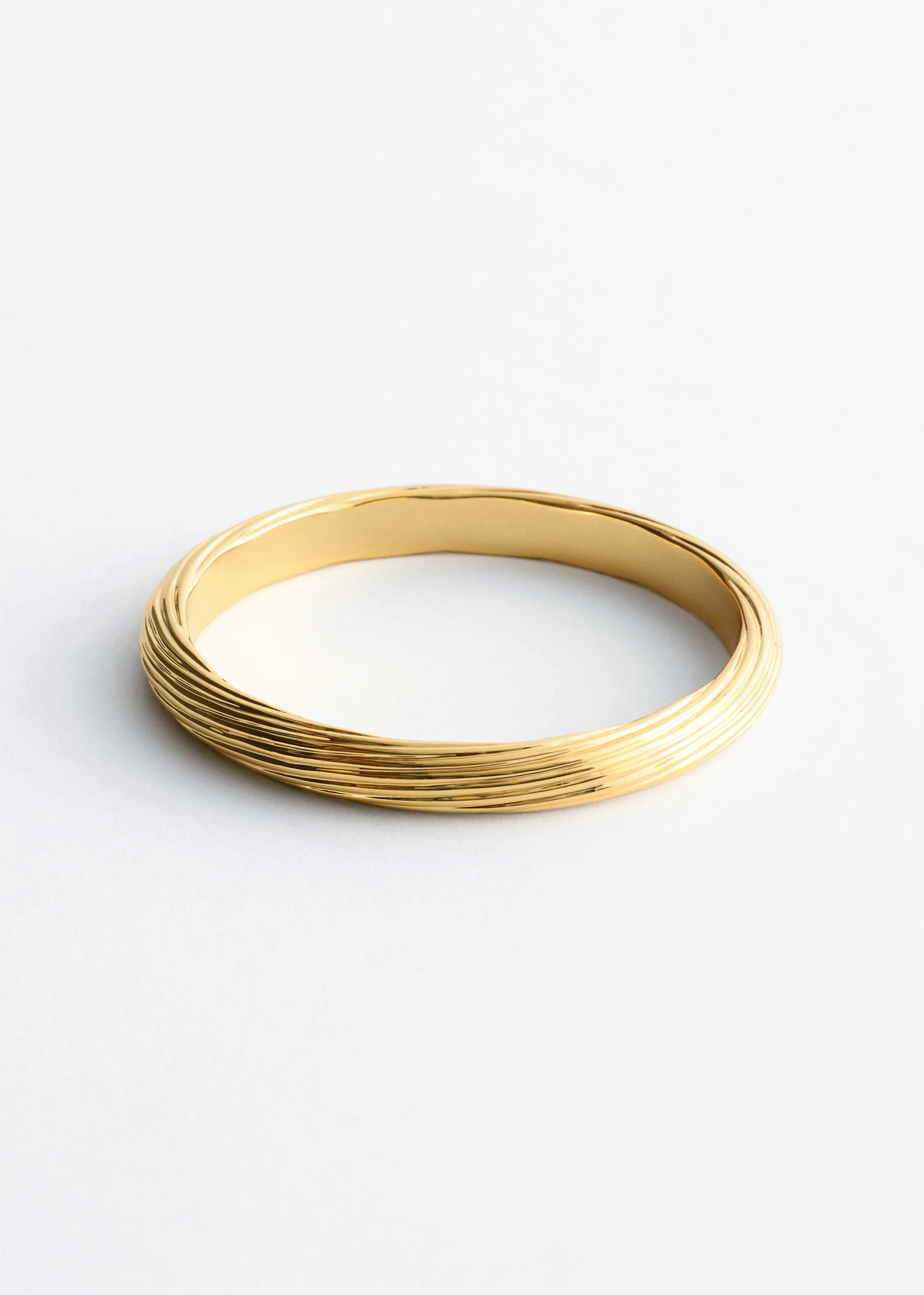 Textured Bangle Bracelet - 1
